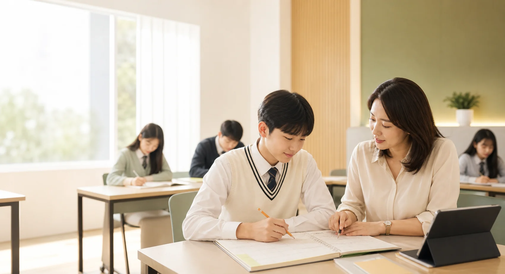 학습관리학원 학습가이드 이미지